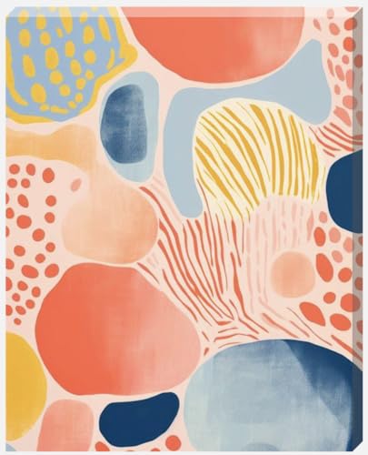 DDW Boho Shells On The Beach Wall Art Canvas, perfect for bedrooms/Bathrooms/Kitchens and to add a touch to your space in any room! 16" x 22" in size. - Love By Canvas