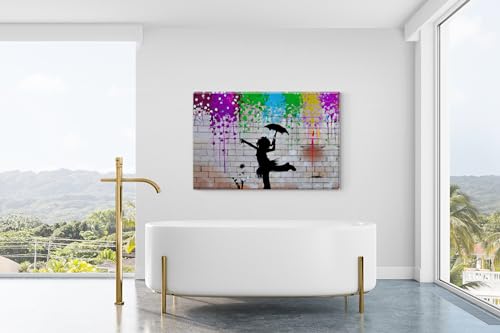 Inspired By Banksy "The Art Of Dance" Graffiti Art Wall Canvas 26" x 20" - Love By Canvas