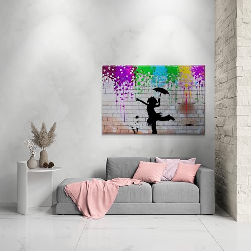 Inspired By Banksy "The Art Of Dance" Graffiti Art Wall Canvas 26" x 20" - Love By Canvas