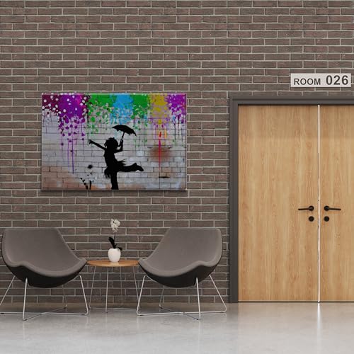 Inspired By Banksy "The Art Of Dance" Graffiti Art Wall Canvas 26" x 20" - Love By Canvas