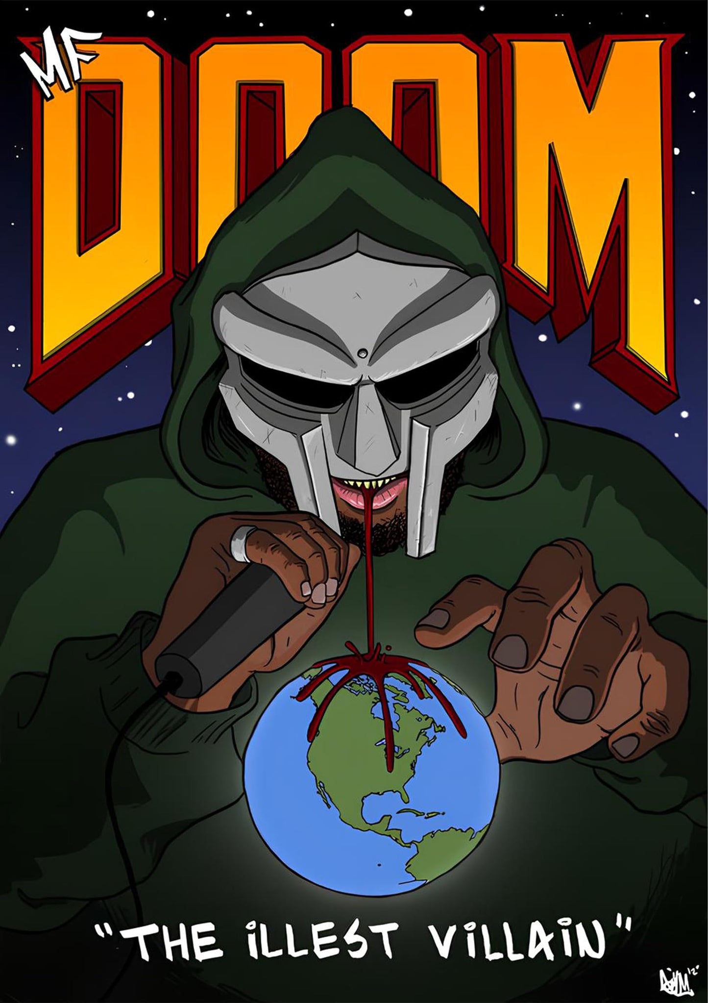 IAO MF DOOM Posters Music Album Cover Poster Set for 3,Music Poster Aesthetic Living Room Painting Decor for Home Office A3 Size (29x22cm) Unframe-style - Love By Canvas