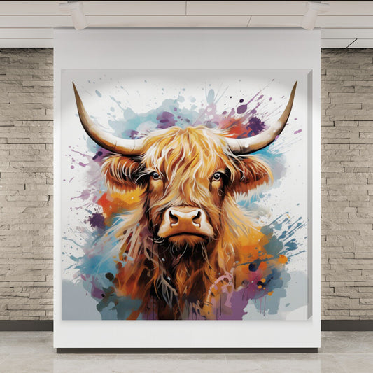 Toby Brown Highland Scottish Wall Art Canvas - Love By Canvas