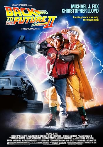Back To The Future Part 2 II Movie/Film Poster Wall Art - A4 Size - Love By Canvas